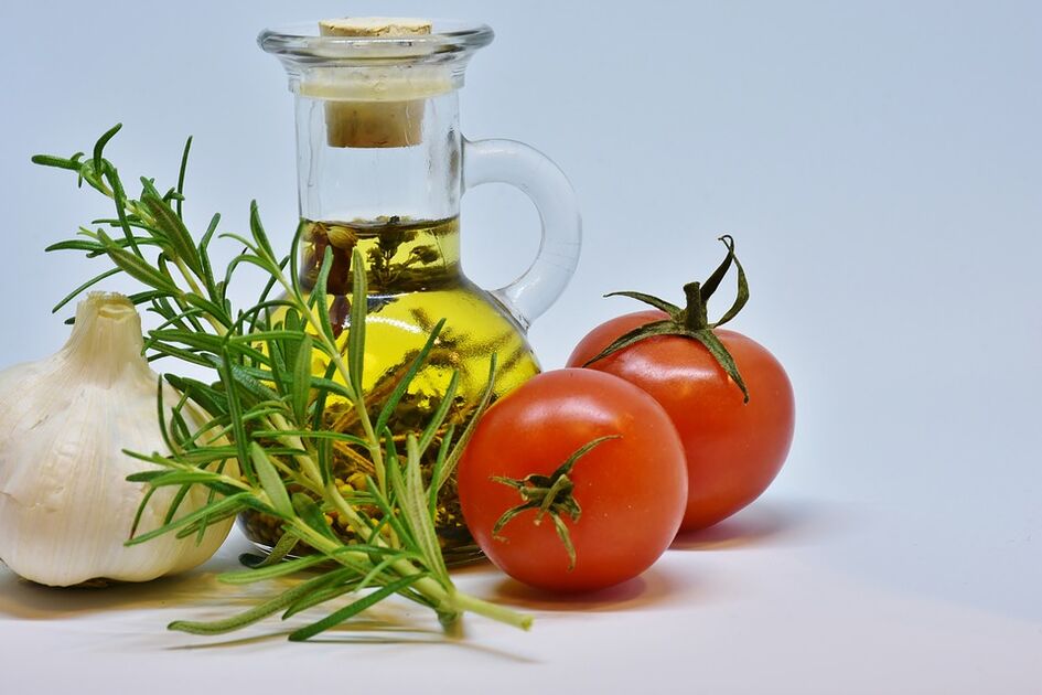 tomates allo e aceite para a dieta ceto