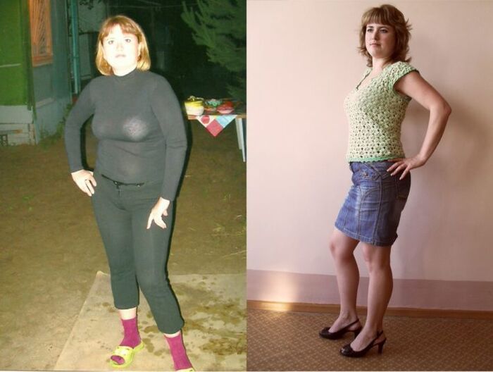 antes e despois de perder peso coa túa dieta favorita foto 1